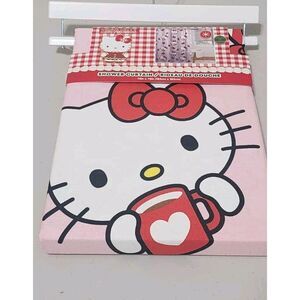 Sanrio Hello Kitty And‎ Friends 100% Cotton Shower Curtain 72"x72" Bow Gift Pink